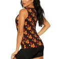thumbnail image 3 of Xecao Cute Squirrel print women's scoop neck, loose-fit workout tank tops for the gym., 3 of 9
