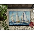 thumbnail image 3 of Carolines Treasures JMK1027JMAT Roll me over Sailboats Door Mat Indoor Rug or Outdoor Welcome Mat 24x36 Doormat  36"L x, 3 of 4