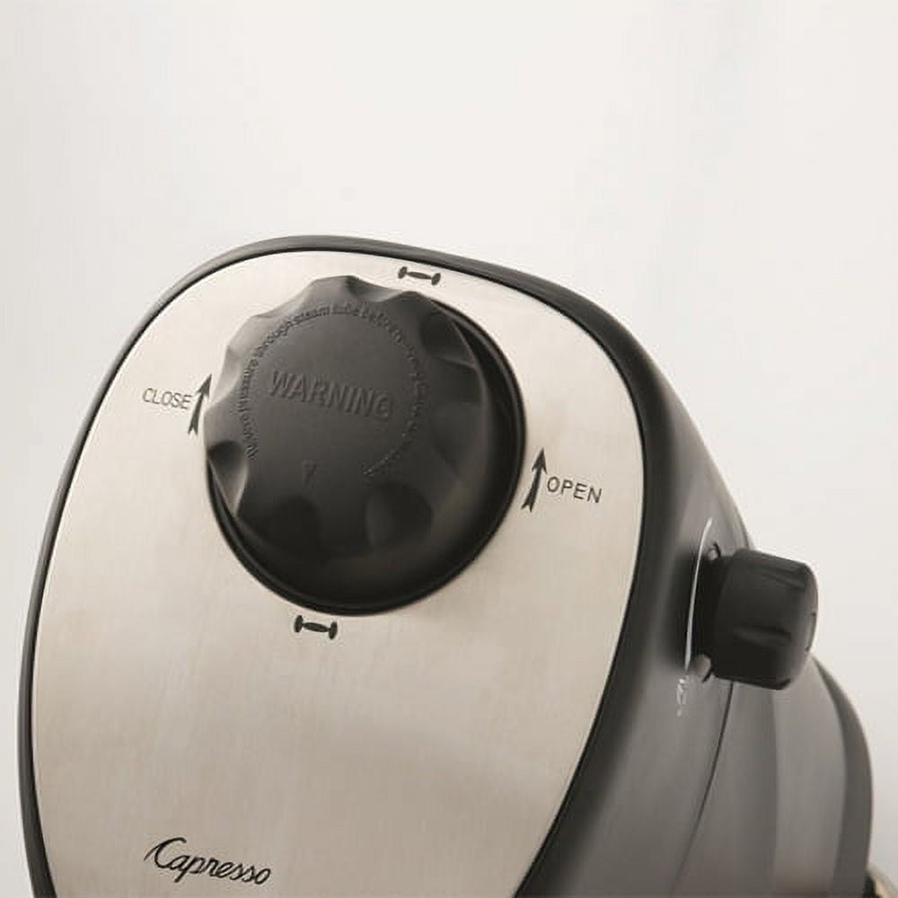 Capresso 4 cup espresso sales & cappuccino machine black 303.01