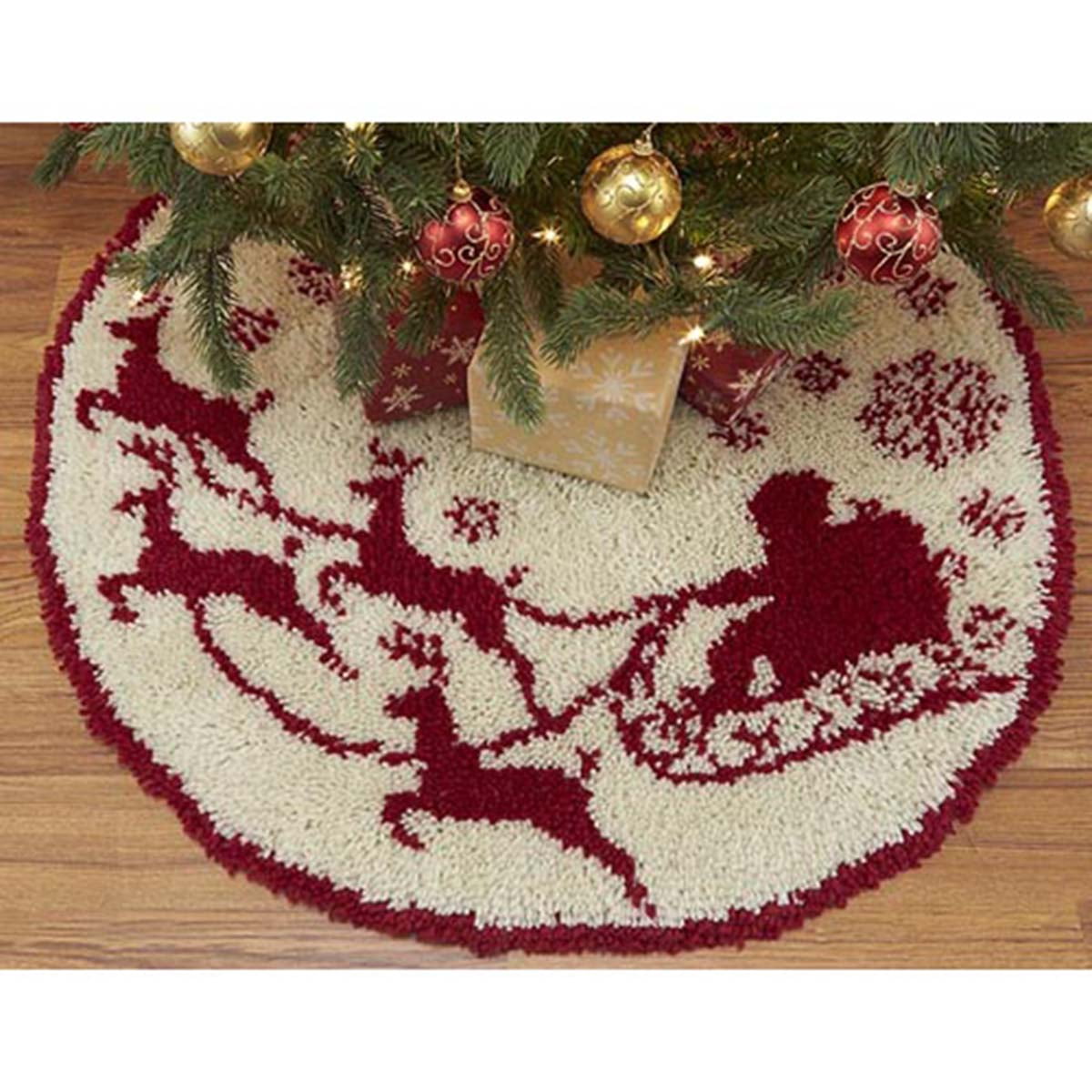 Latch Hook Tree Skirt 