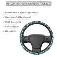 thumbnail image 2 of COEQINE Car Steering Wheel Cover, 15 Inch Soft Breathable Steering Wheel Protector for Women Men, Universal Fit for SUV Sedan Van Truck, Southwest Aztec Blue, 2 of 7