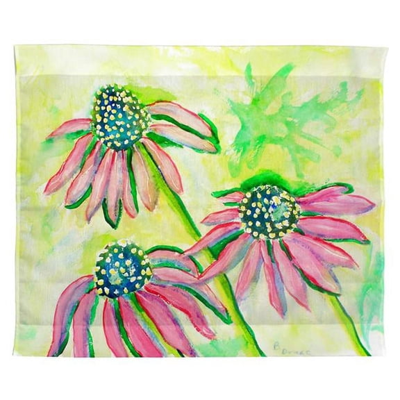 Betsy Drake TP195 24 x 30 in. Cone Flowers Outdoor Wall Hanging