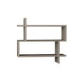 thumbnail image 2 of Ada Home Decor Furniture 27.5" 3 Tier Light Mocha Westcott Modern Wall Shelf, 2 of 3