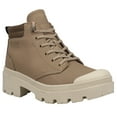 thumbnail image 2 of Palladium Womens Pallabase Lo Cuff Round Toe Lace Up  Boots Shoes, 2 of 5