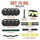 thumbnail image 3 of Mancuernas Ajustables Set 15 Kg Altera Para Ejercicio Gym, 3 of 9
