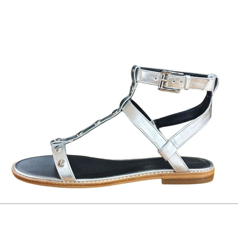 Rebecca minkoff silver best sale sandals