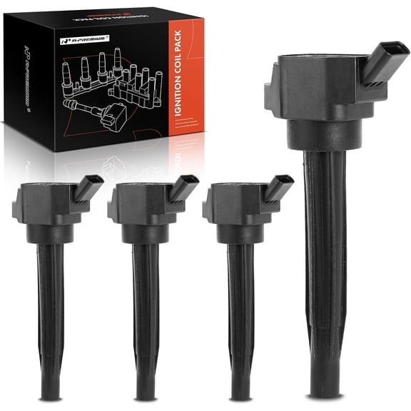 A-Premium Engine Ignition Coil Pack Compatible with Hyundai Elantra Sonata 2020-2022, Santa Fe 2021-2022, Tucson 2022, Kona 2021-2022, Kona N 2022, 1.6L 2.0L, 4-PC Set