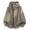 Beige, variant on Men's Loose Plaid Hooded Button Up Shirt, Single Chest Pocket Drop Shoulder Long Sleeve Casual Shacket Blue XL