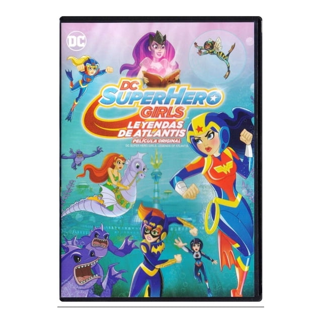 Dc Superhero Girls Warner Bros Leyendas De Atlantis Pelicula DVD
