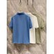 thumbnail image 4 of Nueva camiseta de verano con solapa de negocios con control de acceso de un solo botón para hombres, polo casual simple de manga corta LP, 4 of 5