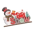 thumbnail image 1 of Adorno navideño de madera DIY Decoración del hogar Decoración navideña para casa de vacaciones Estilo B, 1 of 9