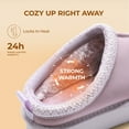 thumbnail image 4 of Dream Pairs Women's FuzzyEasy Genuine Suede Platform Slippers Warm Fluffy Slip-on Shoes for Winter Indoor & Outdoor Wear, 4 of 9