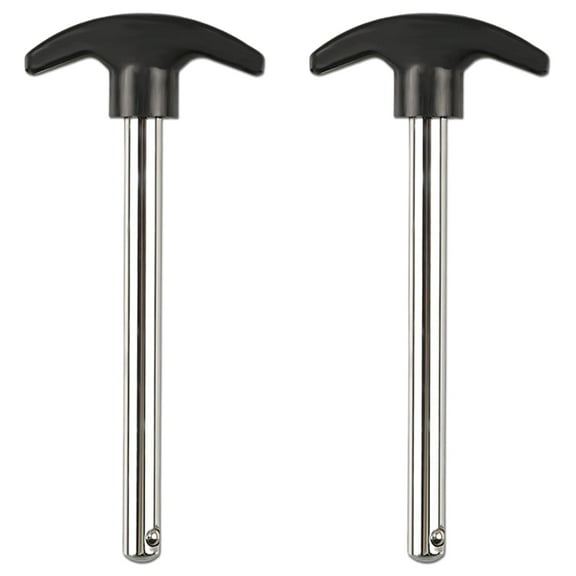 Genreen 2 Pcs Weight Stack Pin 3/8 Inch Heavy Duty Gym Pins for Weight Lifting Stack Exercise Machine Locking Space Replacement Universal