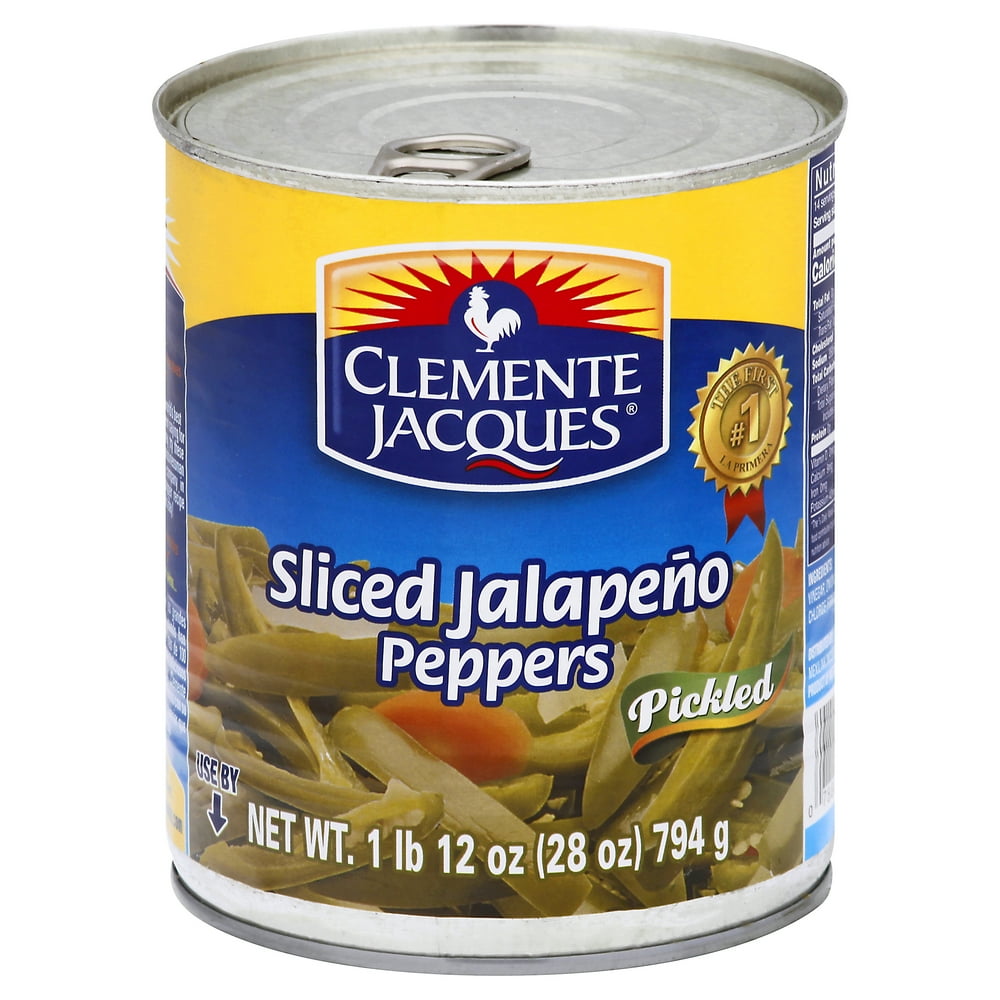 Clemente Jacques Sliced Jalapeno Peppers, 28oz