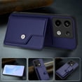thumbnail image 3 of FOXDOCK Case for Xiaomi Redmi Note 13 pro 5G RFID-Blocking Card Holder - Stylish Button Closure Design, 3 of 4