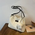 thumbnail image 2 of Bolsos de gran valor para mujer 2025, nuevo estilo, bolso de hombro con textura de moda, estilo popular, bolso de viaje versátil., 2 of 5