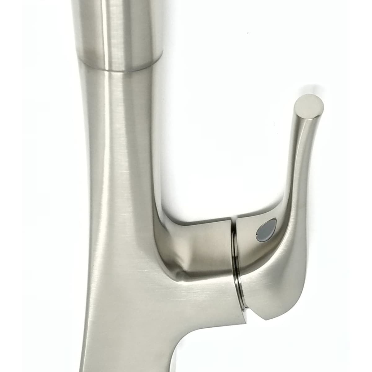 Italia Faucets Varenne Single Handle Single Hole Pull-Down Kitchen Faucet Brushed, Nickel Finish