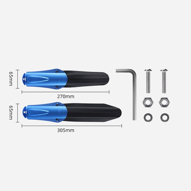 Xingzhi Mountain Bike Mudguard Adjustable Road Mountain Bike Bicycle Cycling Tire Front/Rear Mud Guards Universal Mudguard Fenders Set Front and Rear Mud Guard