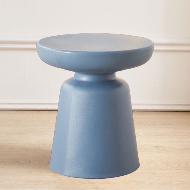 K-star-mesa de centro para el hogar, sala de estar, Circular de plástico, Color macarrón, tamaño pequeño, mesa auxiliar, balcón, moderna y sencilla, 2024