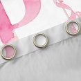 thumbnail image 4 of Erosebridal Cute Pink Bowknot Blackout Curtains Set of 2 (52x84 Each),Girls Letter P Monogrammed Window Curtains For Kids, 4 of 7
