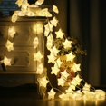 thumbnail image 1 of Coofit Chaîne Lumineuse à Piles 9,8 Pieds 20 LEDs Forme d'Étoile Fée Lumière Chaîne Lampe, 1 of 10