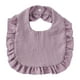 thumbnail image 4 of Baberos de algodón para bebés, transpirables y suaves, para bebés de 0 a 36 meses. Violeta, 4 of 9