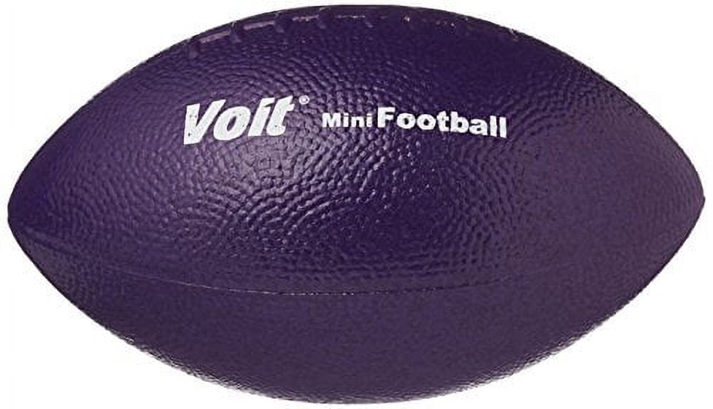 Voit 1243857 8.5 in. Tuff Coated Foam Mini Football, Purple