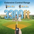 thumbnail image 6 of Petjoy 2-IN-1 Bark Collar,Remote Dog Training Collar,Adjustable Electronic Dog Collar,Shock Collar for Large Medium Small Dog,w/3 Modes,IPX7, 3300FT Remote Range(1 Dog)., 6 of 7