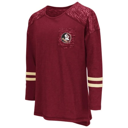 - FSU Florida State University Girls Pocket Tee Youth Long Sleeve Shirt