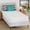 8 Inches, variant on Size Mattress, 6 Inch Memory Mattress - Medium-Firm, Breathable Bed, Gel Mattresses with Removable Cover for , White