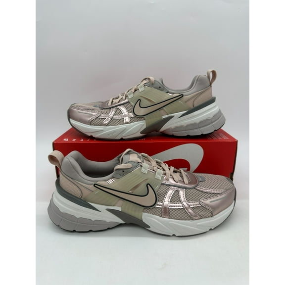 Nike V2K Run Women's Size 12 Men's Size 10.5 Beige Athletic Shoes FD0736 201