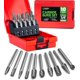 thumbnail image 1 of Juego de fresas de carburo Staten Tools de 1/4" - 10 piezas, doble corte, 1 of 8