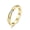Gold, variant on Womens Alloy Ring with Single Diamond Artificial Gemstone Inlay Fashion Jewelry European and American Ring Women's Gift Black Silver Rose Gold and Gold