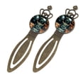 thumbnail image 2 of Yak Elegant Vintage Copper Crown-Shaped Stainless Steel Bookmarks Set - Gift for Readers, Reading Accessories, 2 of 5