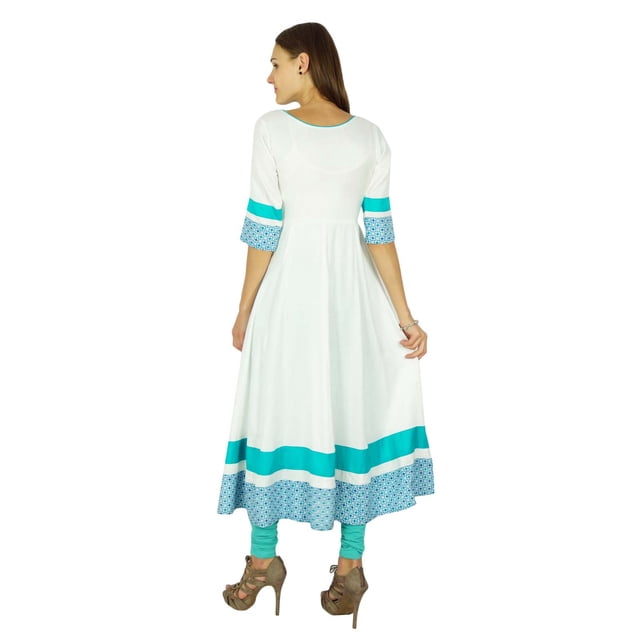 Phagun Kurta Bollywood Indienne de Designer pour Femmes Kurti Ethnique Tunique en Coton Robe
