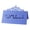 Blue, variant on Yihuala 100Pcs 3D Floral Crown Eid Table Invitation Cards Hollow Out Letters Paper Placecard Festival Party Decoration