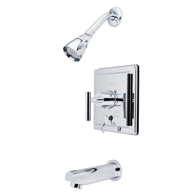 Kingston Brass KB86510CML Baignoire à une Poignée et Robinet de Douche