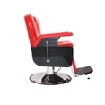 thumbnail image 3 of Sillón Barbería Vanlig Roma Color Rojo, 3 of 4