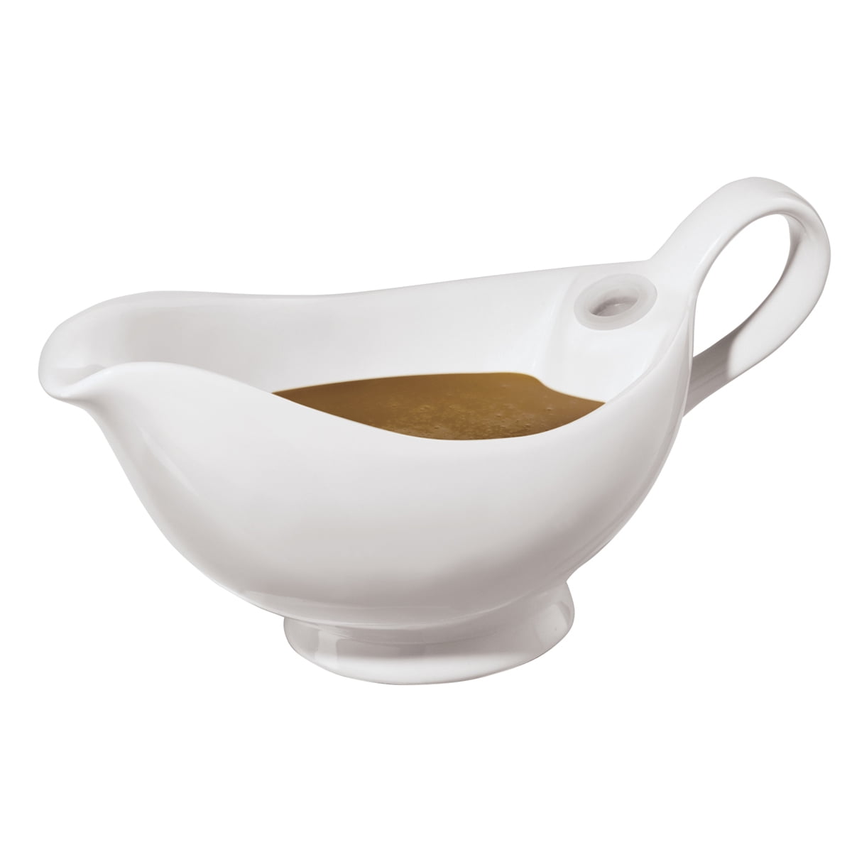 OGGI Double Wall Ceramic Gravy Server