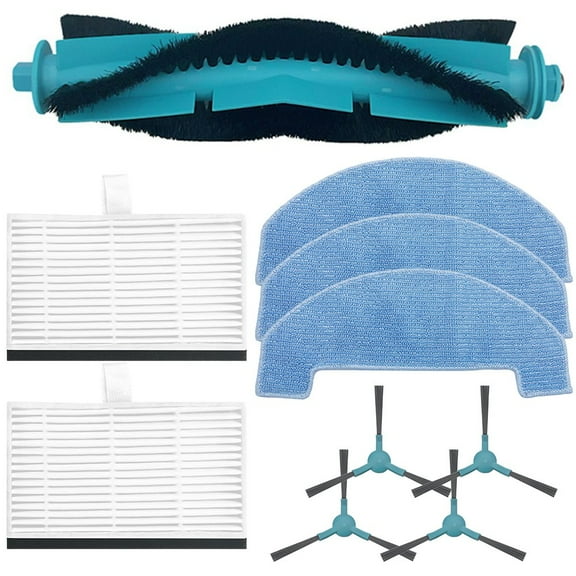 For D10 Robot Vacuum Parts Main Side Brush Filter Mop Pad Cloth Replacement New