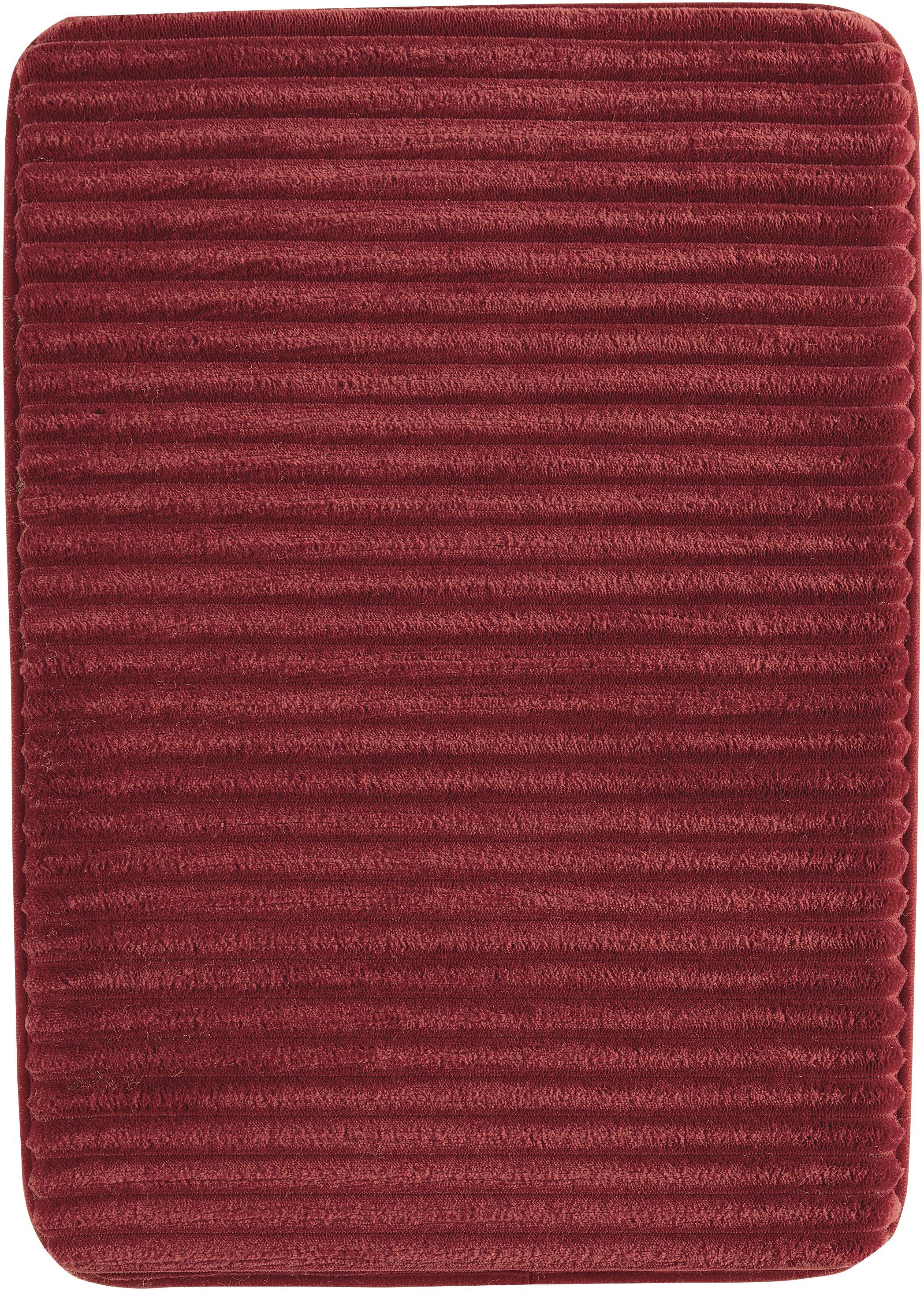Mainstays Performance Quick Dry Memory Foam Bath Mat, Red Sedona, 20" x 30"