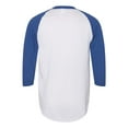 thumbnail image 3 of Augusta Sportswear Three-Quarter Raglan Sleeve Baseball Jersey Size up to 4XL, 3 of 5