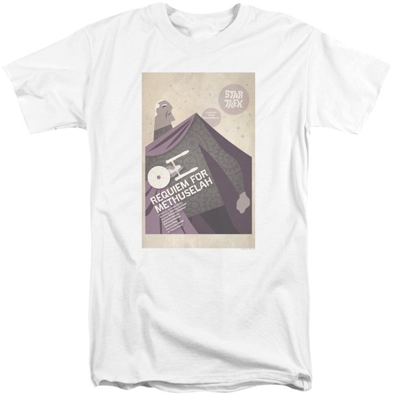 Star Trek Tos Episode 74 Adult Tall T-Shirt 18/1 T-Shirt White