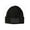 Black, variant on Big Accessories BA527 Patch Beanie