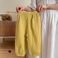 thumbnail image 6 of Girls Sweatpants Joggers Sweat Pants Cute Baggy Trendy Clothes Preppy with Pockets 6-12 Months 12-24 Months 2t 3t 4t 5t 6t 7t 8t 9t Children(Light Yellow,12-18 Months), 6 of 8