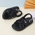 thumbnail image 6 of Shadoumai Girls Gladiator Sandals Casual Summer Dress Shoes Open Toe T-Strap Fisherman Flat Sandals (Toddler/Little Kid/Big Kid), 6 of 6