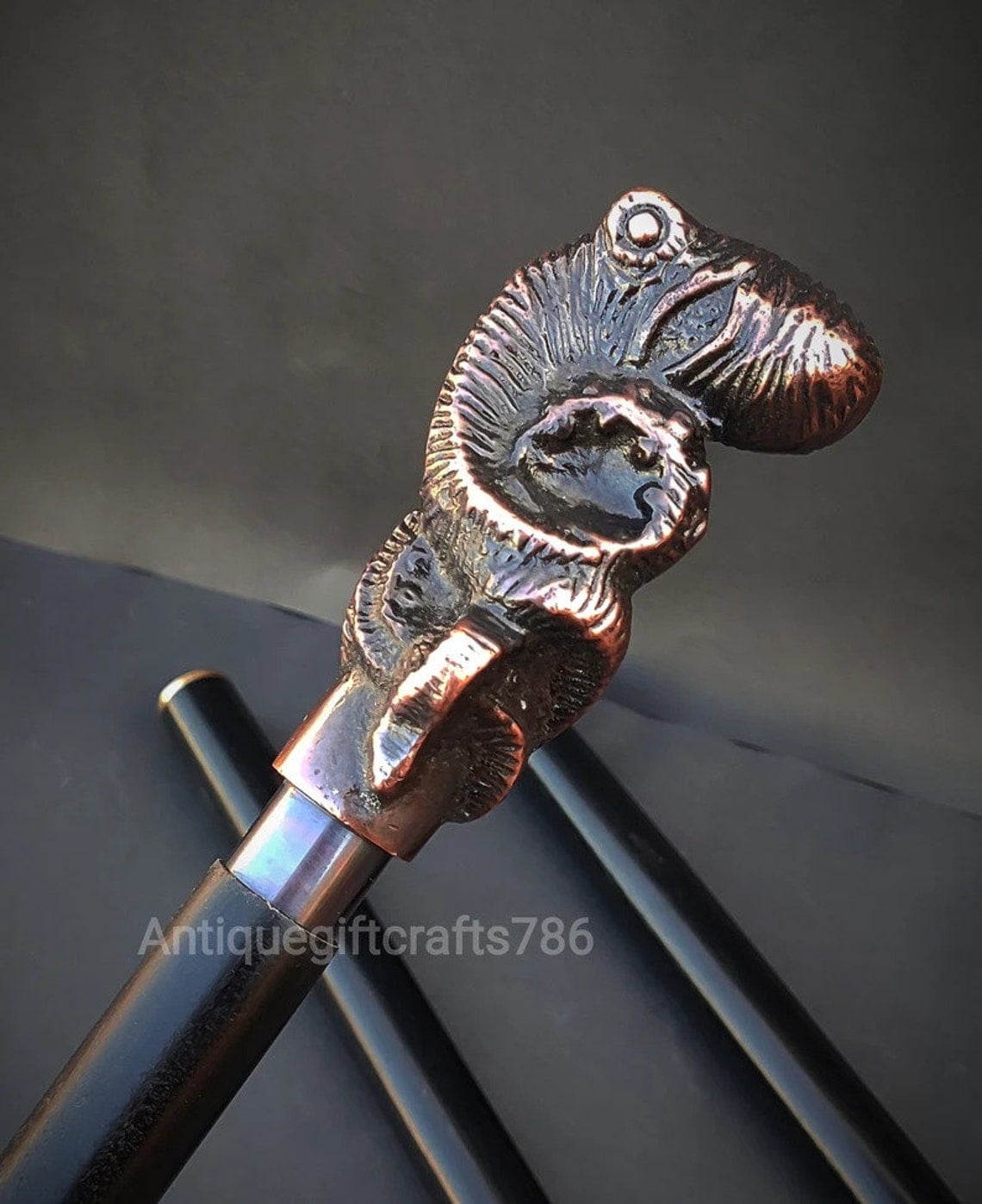 Premium Wooden Walking Stick Cane Deluxe Walking Stick | Beautiful Octopus Head | walking stick for Men and Women
