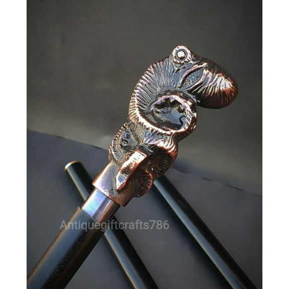 Premium Wooden Walking Stick Cane Deluxe Walking Stick | Beautiful Octopus Head | walking stick for Men and Women