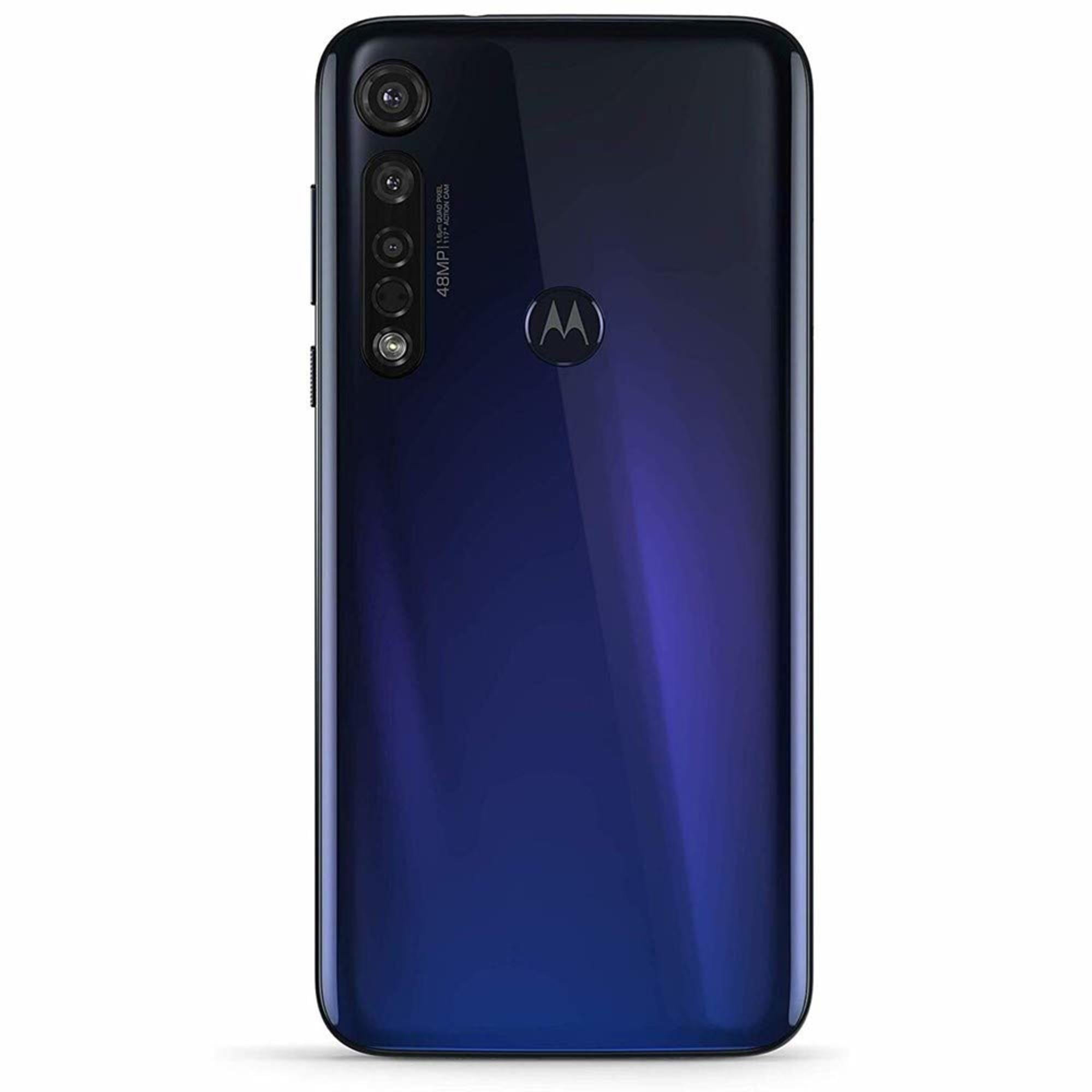 Motorola Moto G8 Plus 64GB XT2019-2 Hybrid Dual SIM GSM Unlocked Phone -  Cosmic Blue