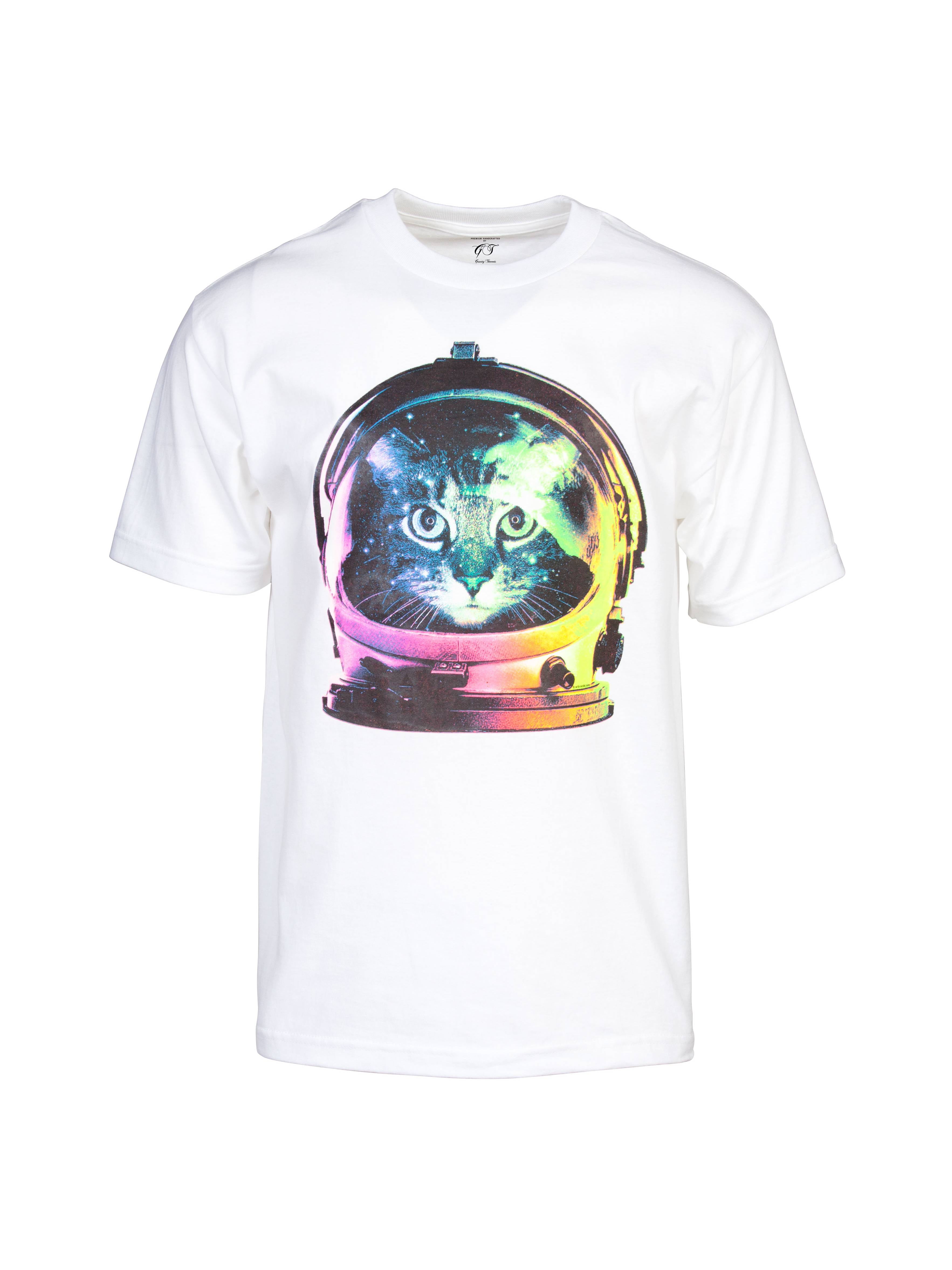 Men's Rainbow Space Kitten Astronaut 